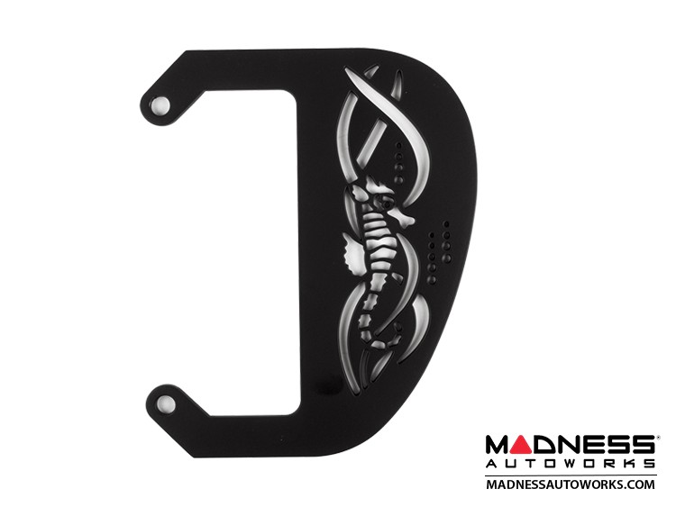 smart fortwo Custom License Plate Frame Sea Horse Matte Black
